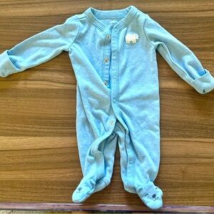 3 FOR $15 Newborn Carter's Blue Zip-Up